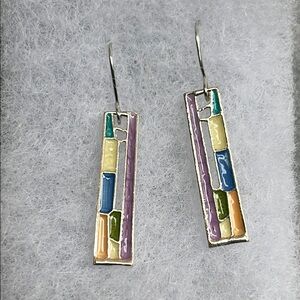 Colorful Geometric Earrings